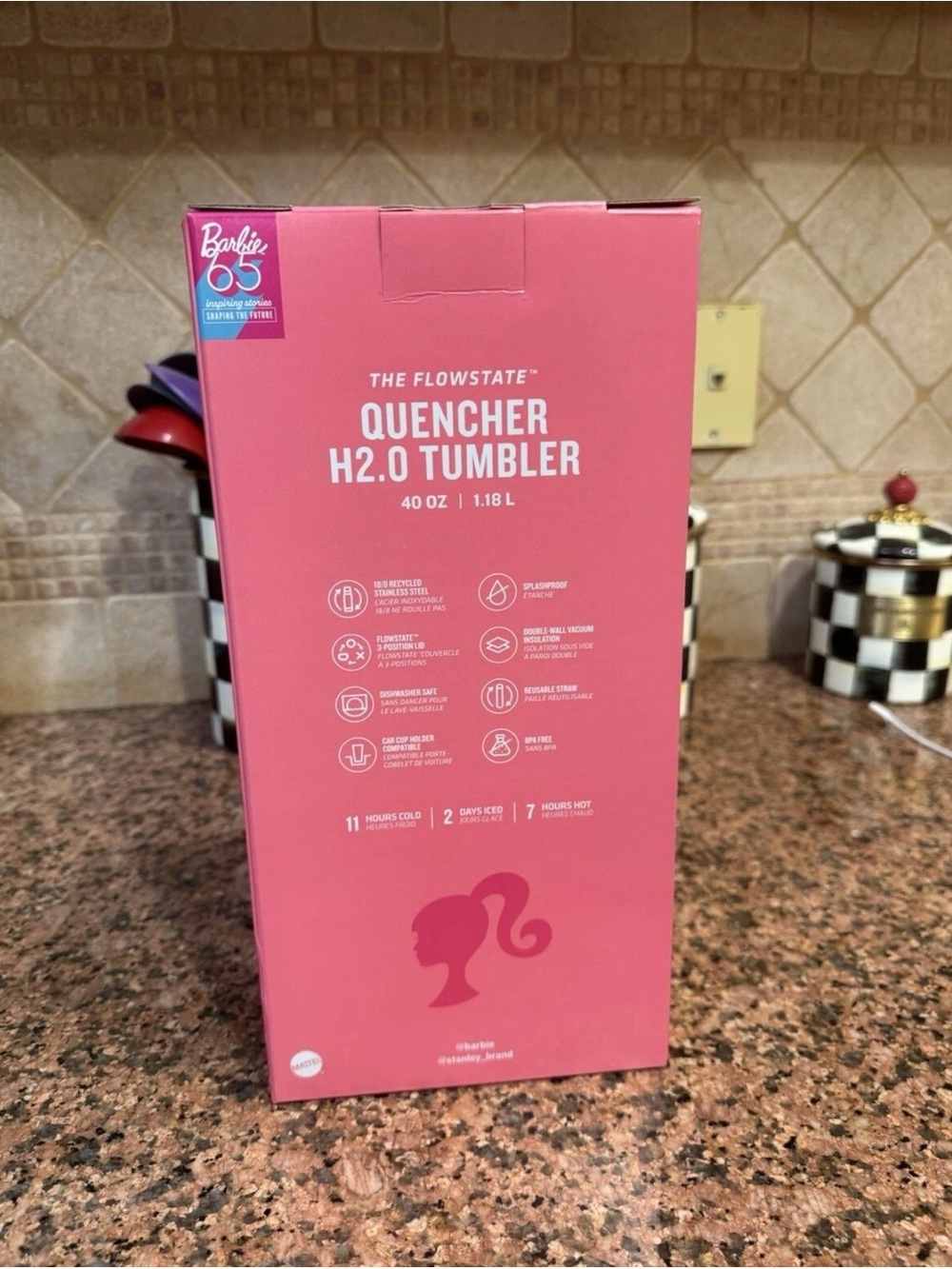 Barbie X Stanley Cup 40 Oz. Never opened - Picture 2 of 5
